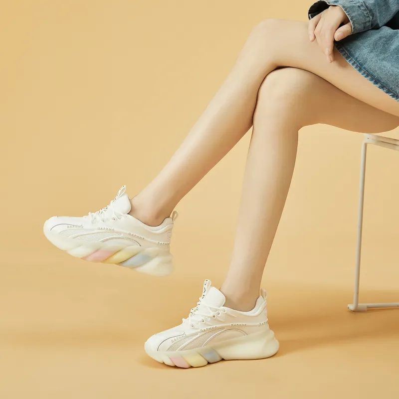 DAPHNE Mid Top Chunky Sneakers Women's-11