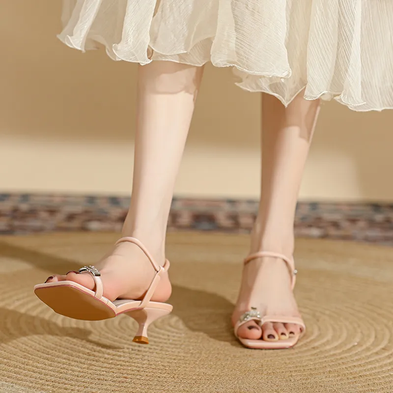 DAPHNE One Strap Sandals 4.5CM Women's-4