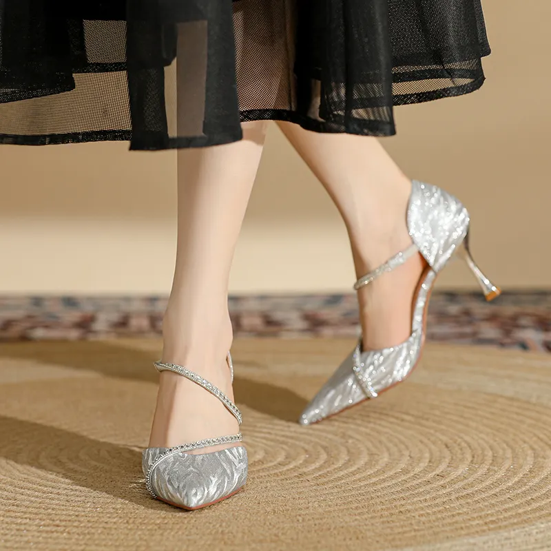 DAPHNE Slim Heel High Heels 7.5CM Women's-2