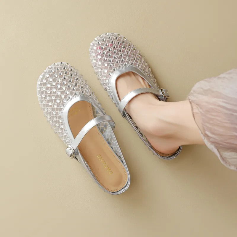 DAPHNE Slip Resistant Closed Toe Slippers Women's-4