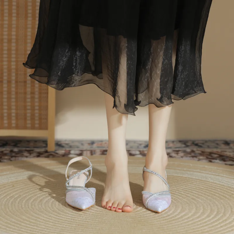 DAPHNE Slim Heel High Heels Women's-4