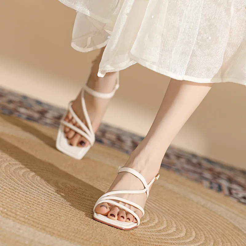 DAPHNE One Strap Sandals 4CM Women's-2