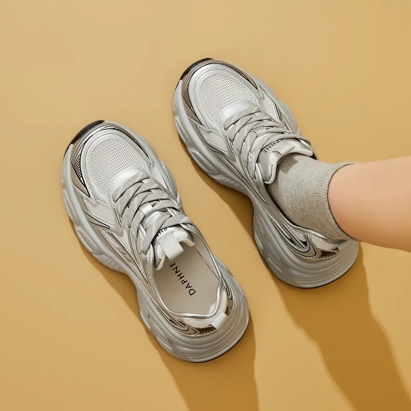 DAPHNE Low Top Chunky Sneakers Women's-12
