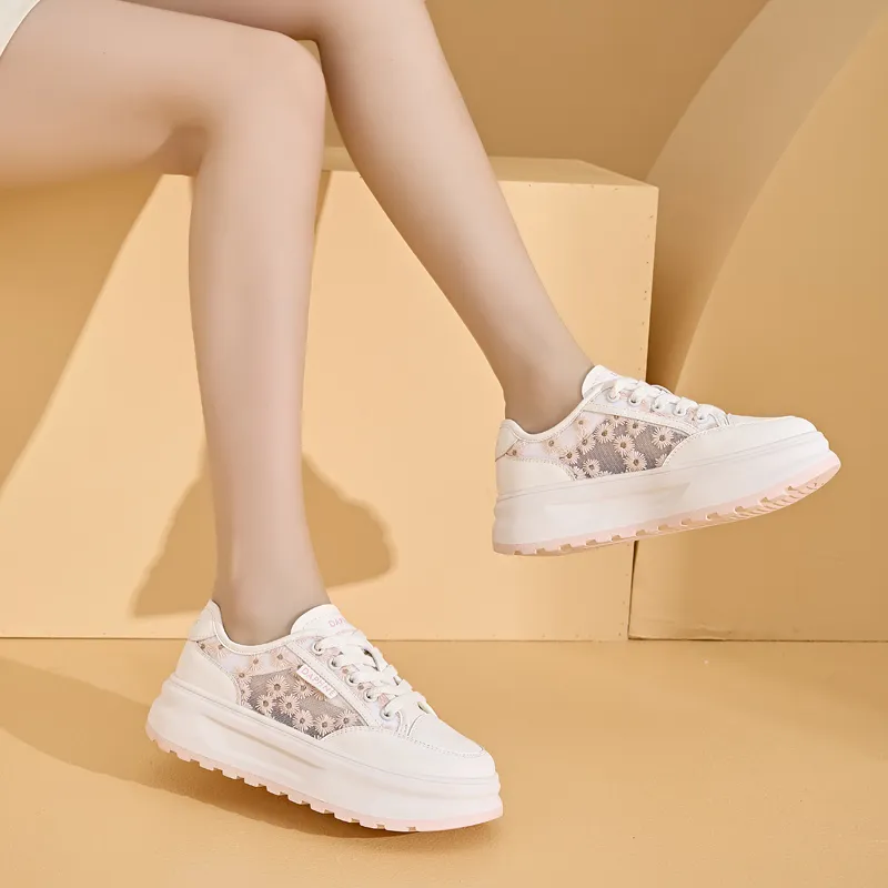 DAPHNE Breathable Low Top Skateboard Shoes Women's-3
