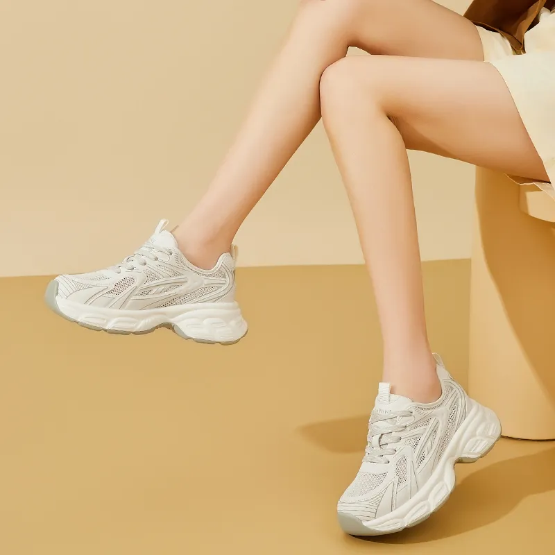 DAPHNE Low Top Chunky Sneakers Women's-4