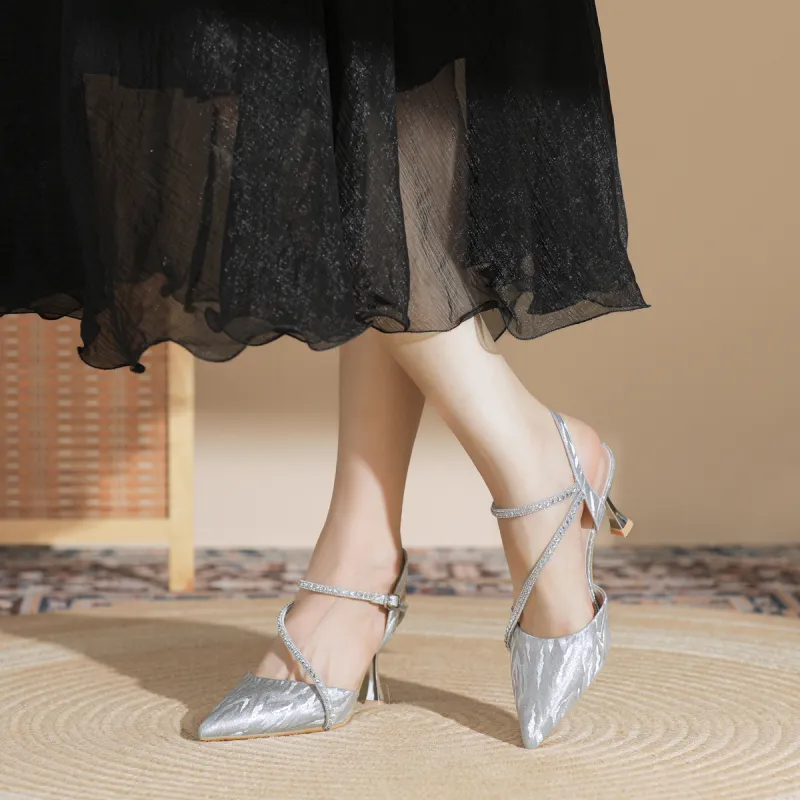 DAPHNE Slim Heel High Heels 7.5CM Women's-2