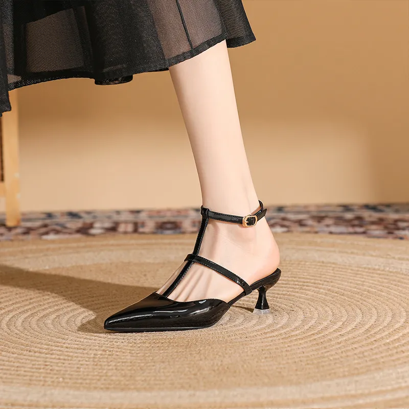 DAPHNE Slim Heel High Heels 4.5CM Women's-3