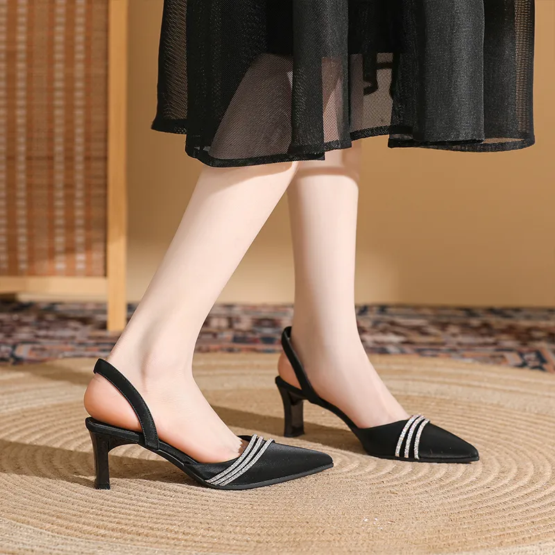 DAPHNE Slim Heel High Heels 6CM Women's-2