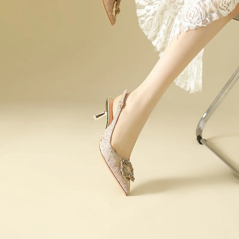 DAPHNE Slim Heel High Heels 6CM Women's-2