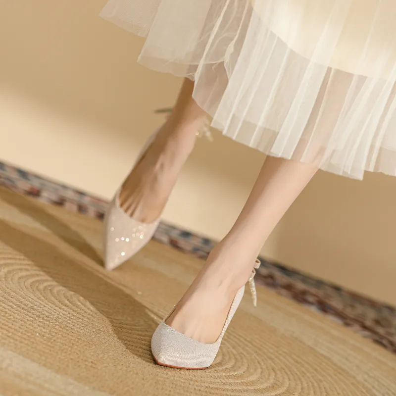 DAPHNE Slim Heel High Heels 7.5CM Women's-4