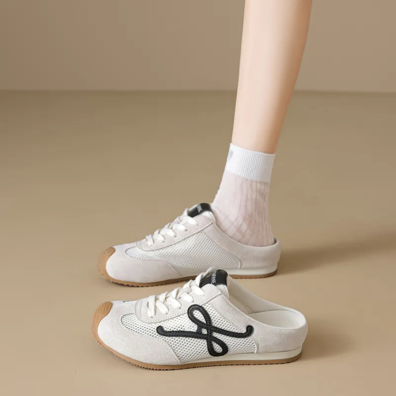 DAPHNE Rubber Sole Closed Toe Slippers Women's-21