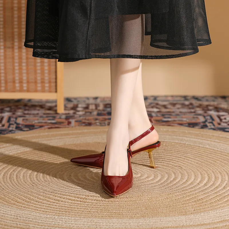 DAPHNE Slim Heel High Heels Women's-4