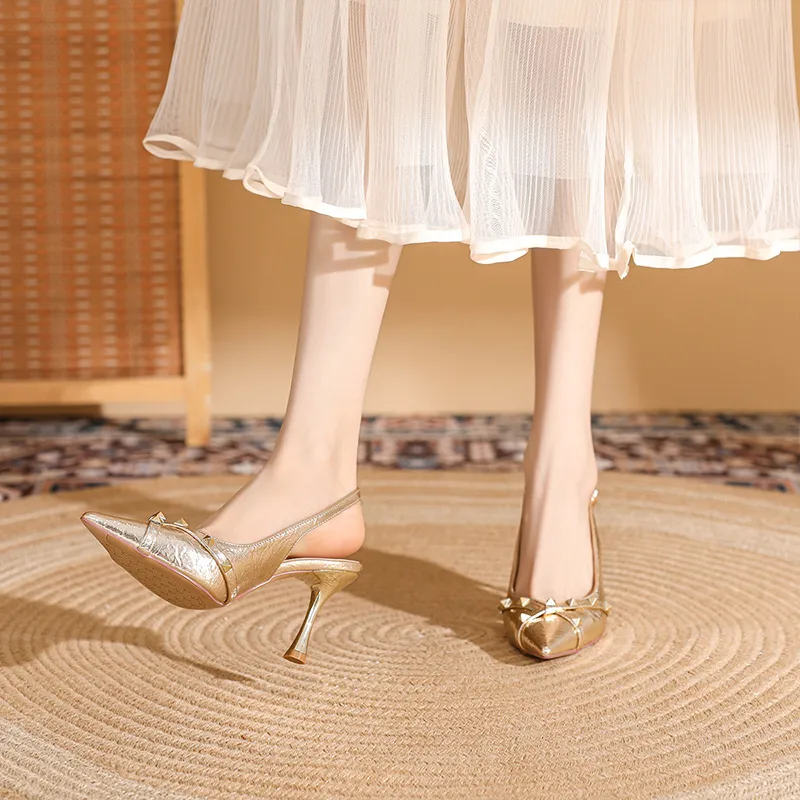 DAPHNE Slim Heel High Heels 8cm Women's-2