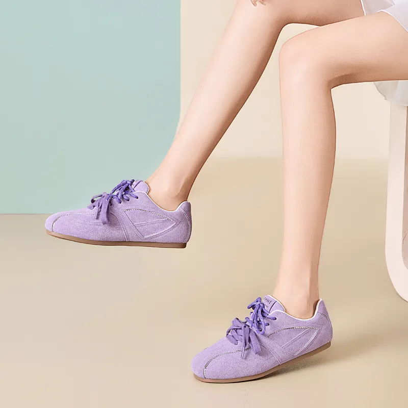 DAPHNE Breathable Low Top Skateboard Shoes Women's-5