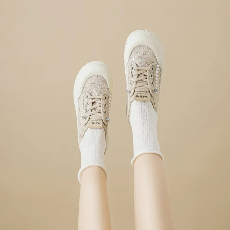 DAPHNE Breathable Low Top Skateboard Shoes Women's-5