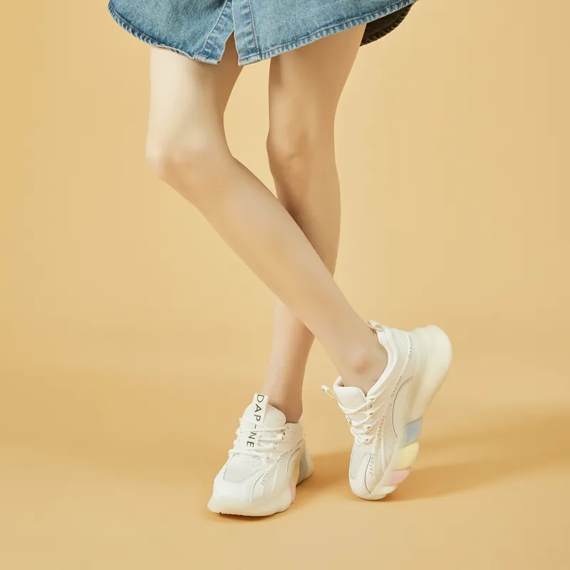 DAPHNE Mid Top Chunky Sneakers Women's-9