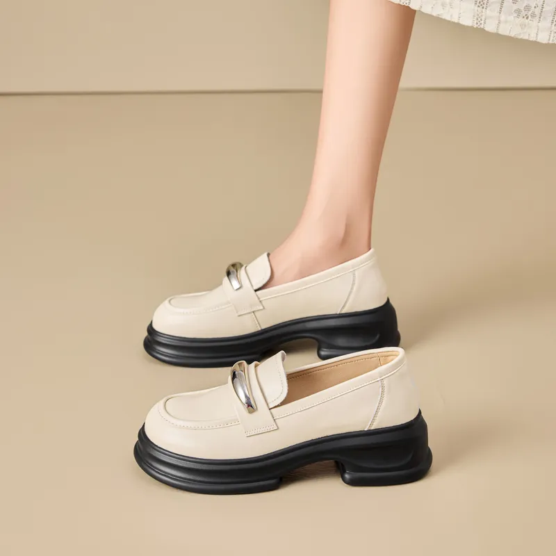 DAPHNE Loafers Women's Ecru-9