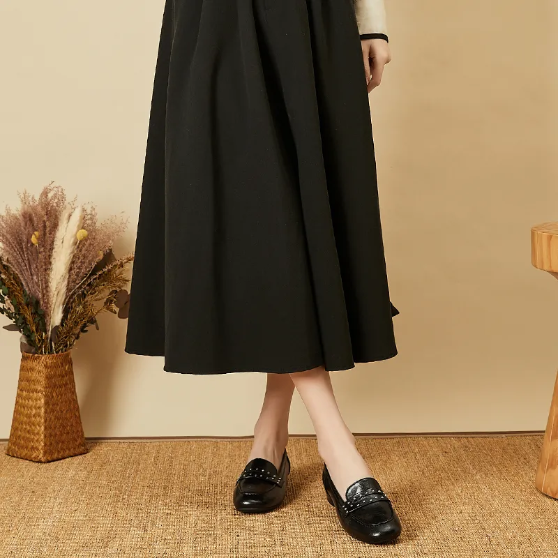 DAPHNE Loafers Women's Black/Ecru-9
