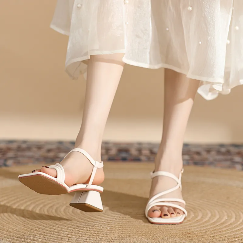 DAPHNE One Strap Sandals 4CM Women's-4