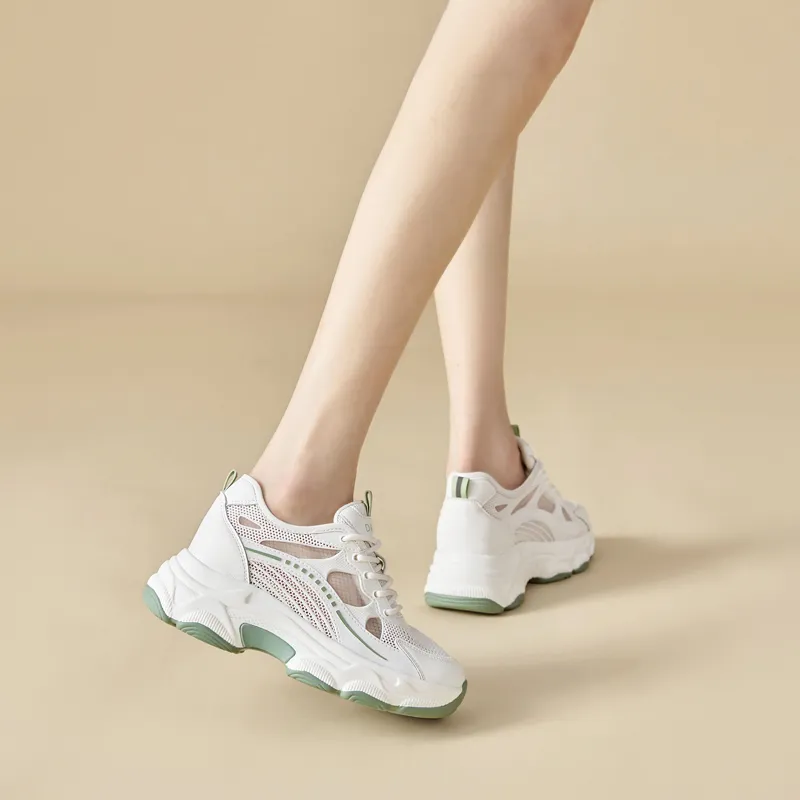 DAPHNE Low Top Chunky Sneakers Women's-5