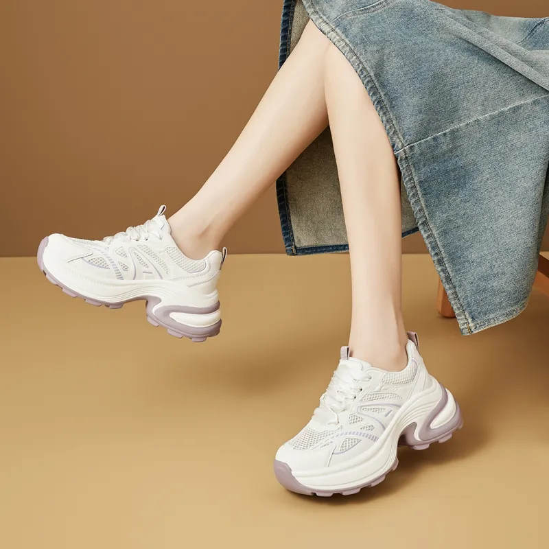 DAPHNE Low Top Chunky Sneakers Women's-2