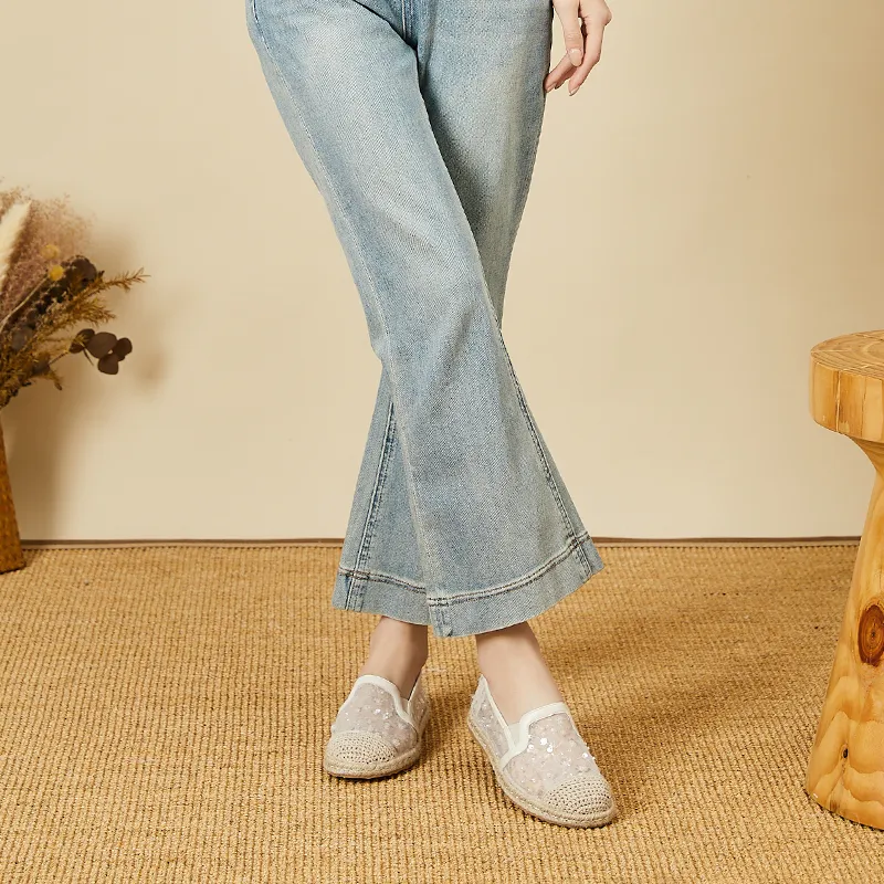 DAPHNE Espadrilles Women's Champagne/Ecru-8