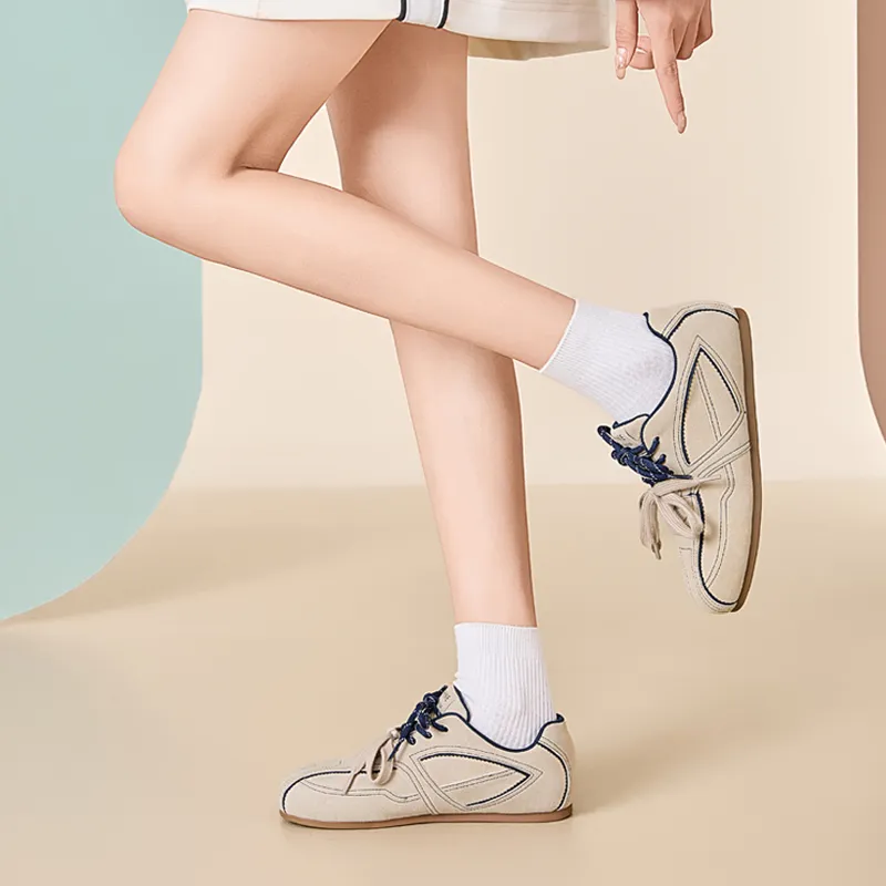 DAPHNE Breathable Low Top Skateboard Shoes Women's-13