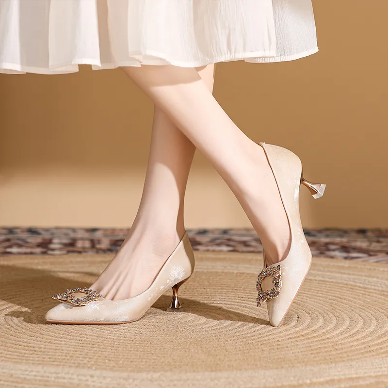 DAPHNE Slim Heel High Heels 6CM Women's-4