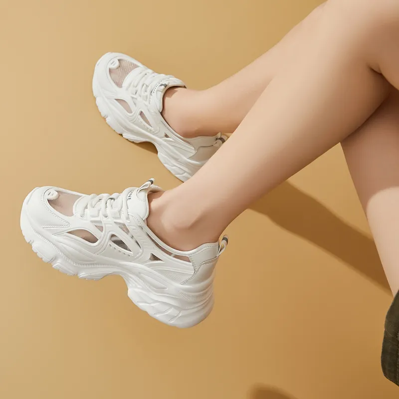 DAPHNE Mid Top Chunky Sneakers Women's-9