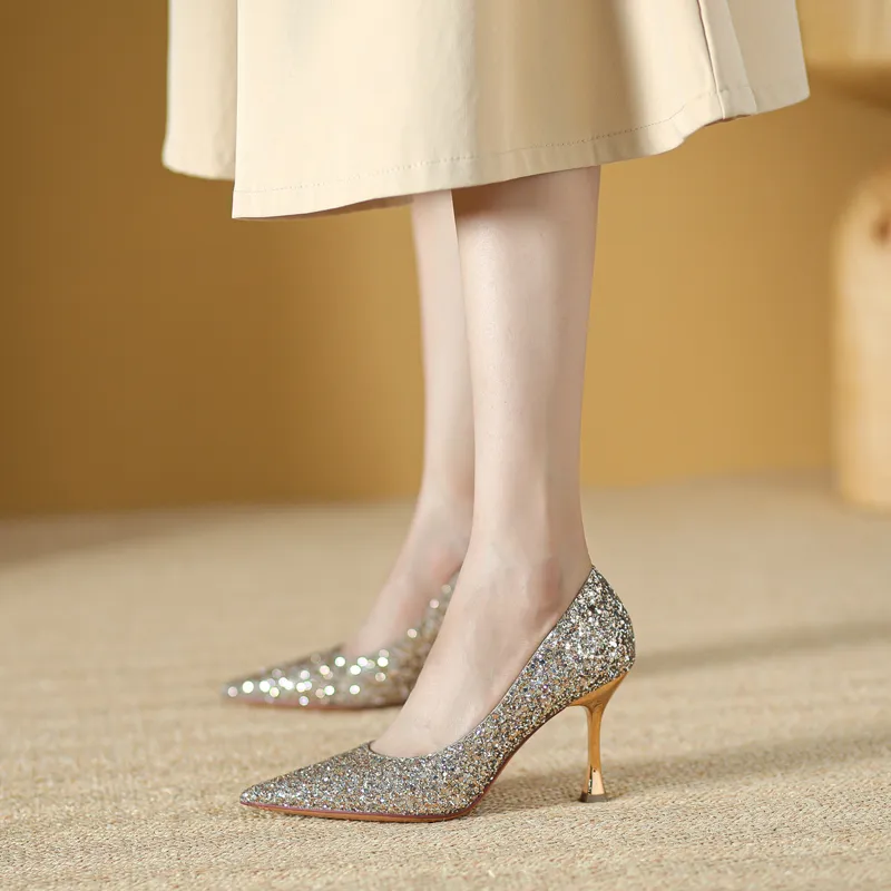 DAPHNE Slim Heel High Heels Women's-9