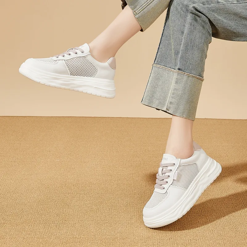 DAPHNE Slip Resistant And Breathable Low Top Skateboard Shoes Women's-3