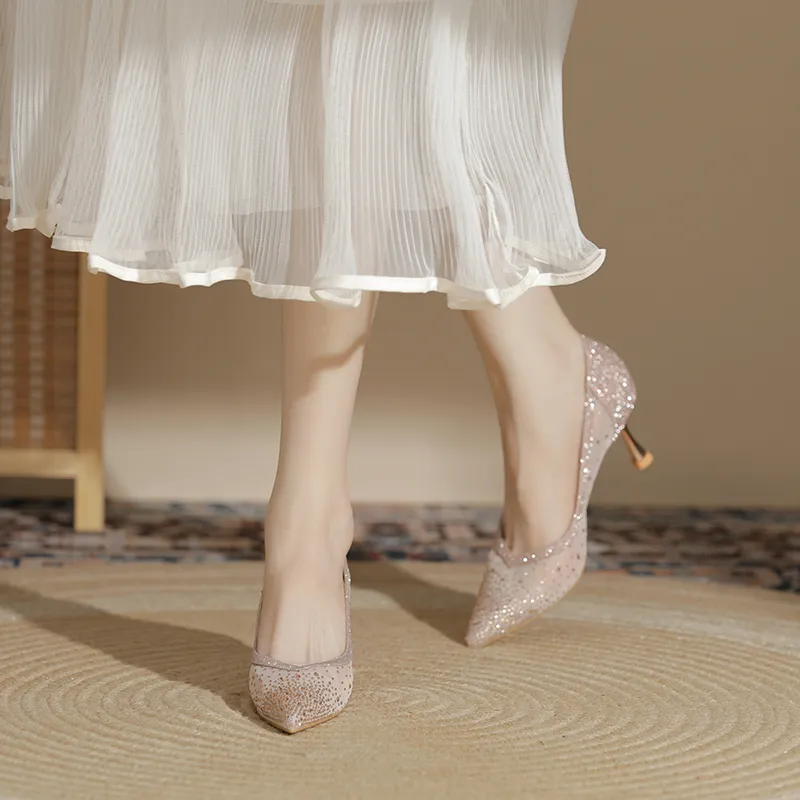 DAPHNE Slim Heel High Heels Women's-2