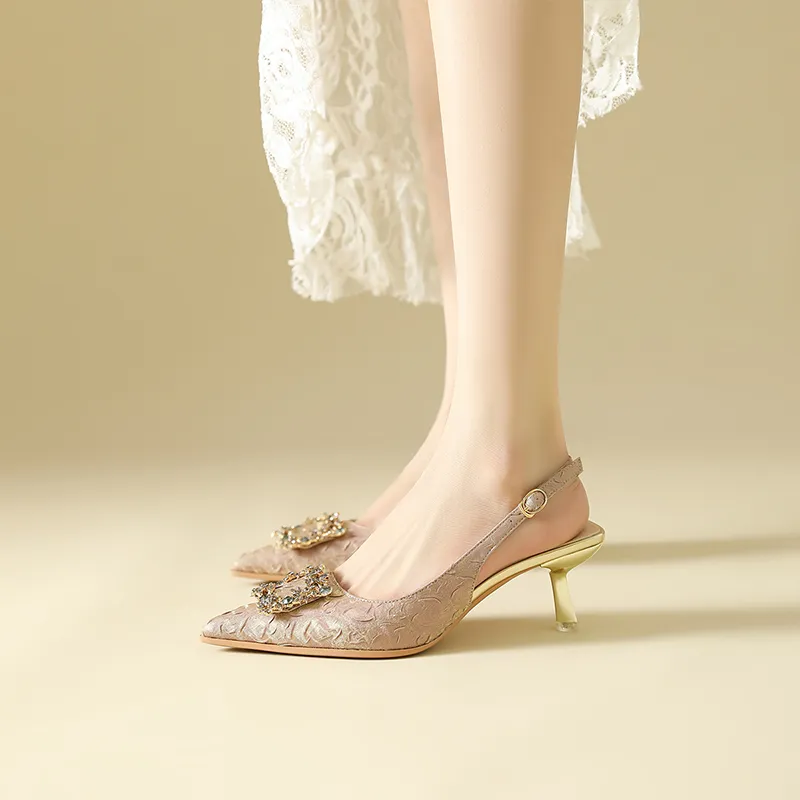 DAPHNE Slim Heel High Heels 6CM Women's-4