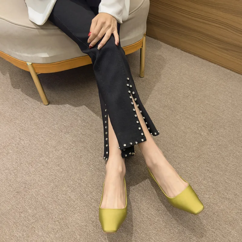 DAPHNE High Heels Women's Black/Green/Pink/Apricot-13