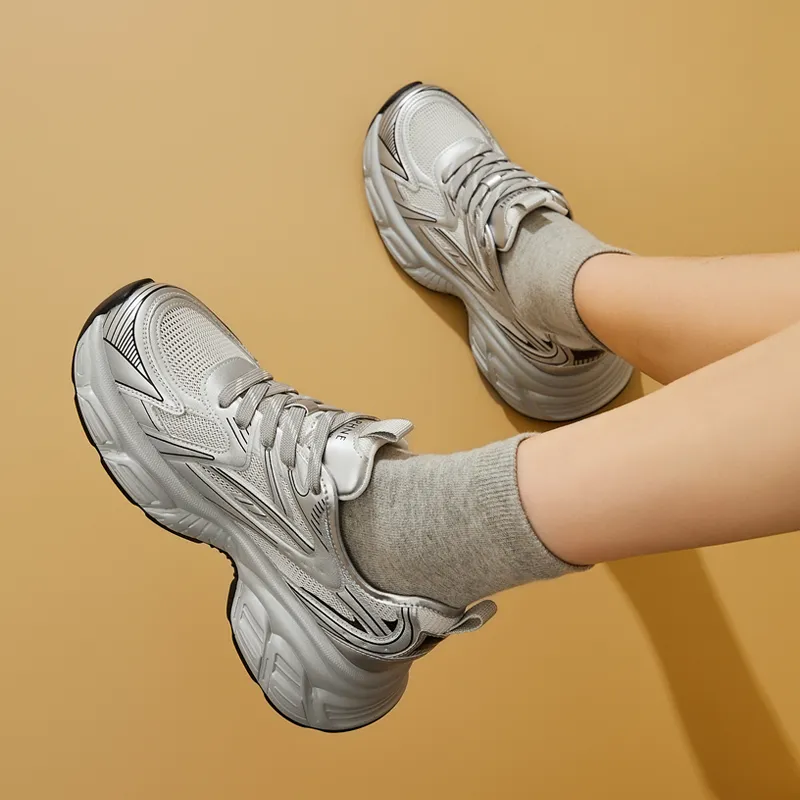 DAPHNE Low Top Chunky Sneakers Women's-11
