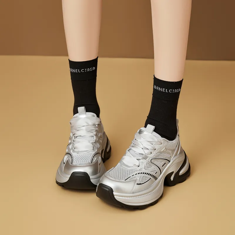 DAPHNE Low Top Chunky Sneakers Women's-10