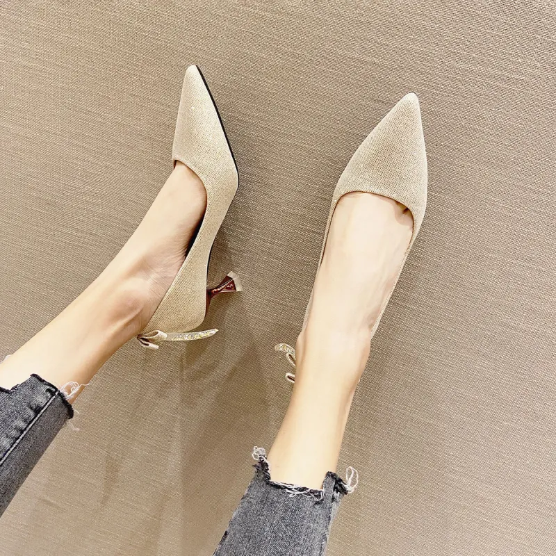DAPHNE Slim Heel High Heels Women's-7