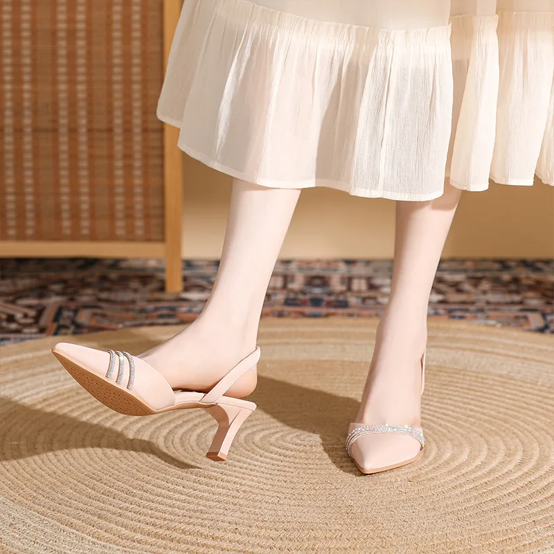 DAPHNE Slim Heel High Heels 6CM Women's-14