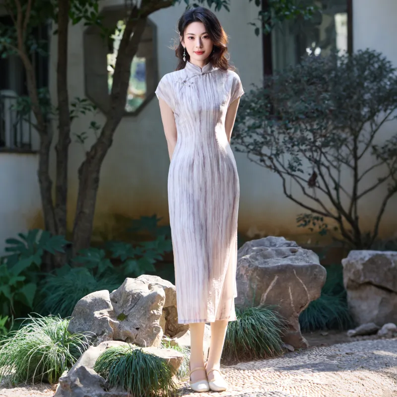 MJ Cheongsams Women's Purple-2
