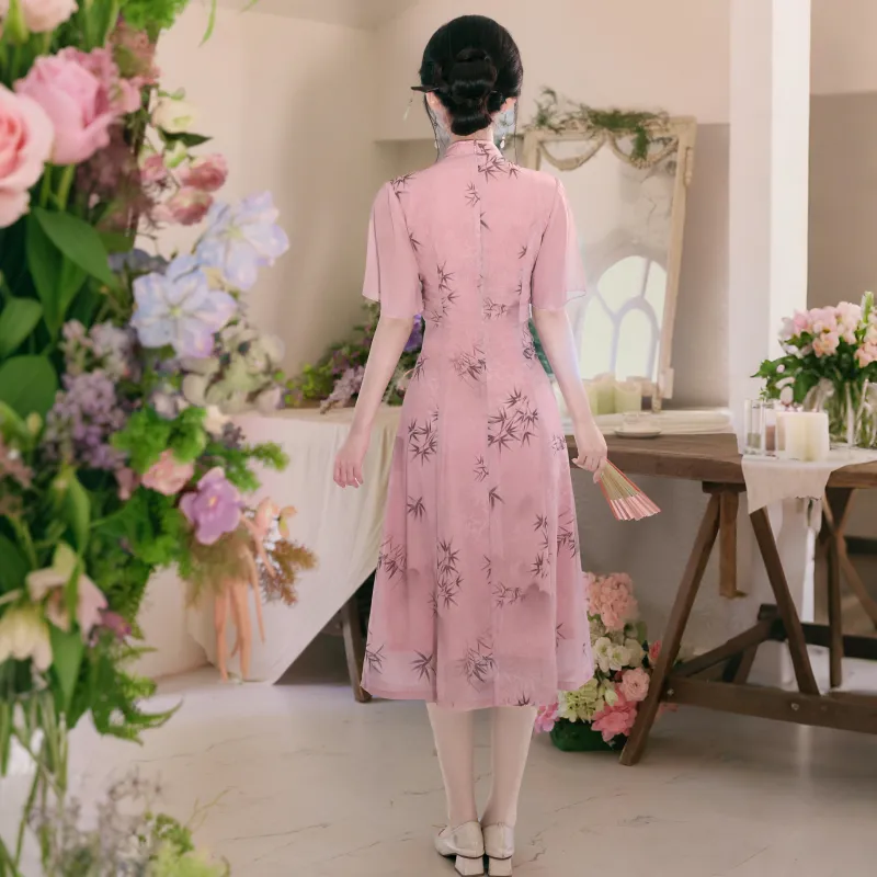 MJ Cheongsams Women's Pink-1
