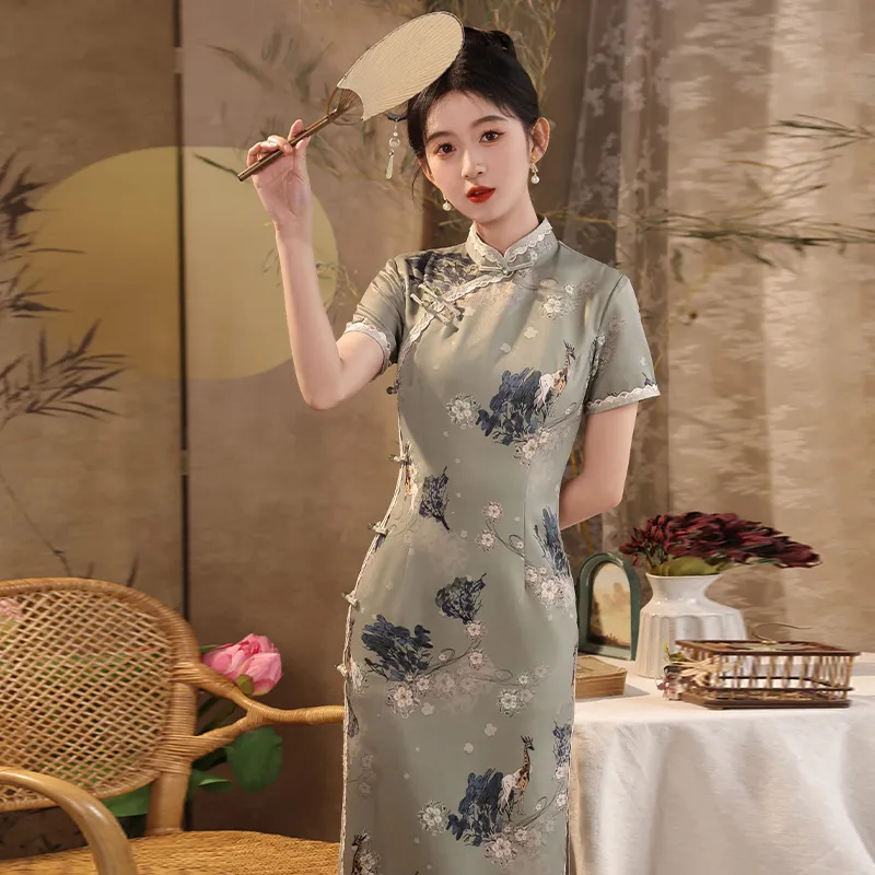 MJ Cheongsams Women's Image Color-3
