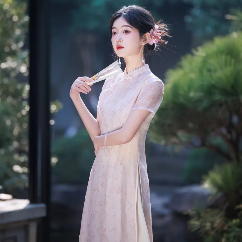 MJ Cheongsams Women's Pink-2