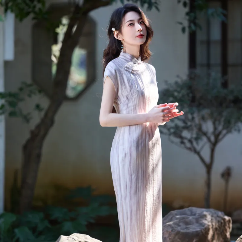 MJ Cheongsams Women's Purple-3
