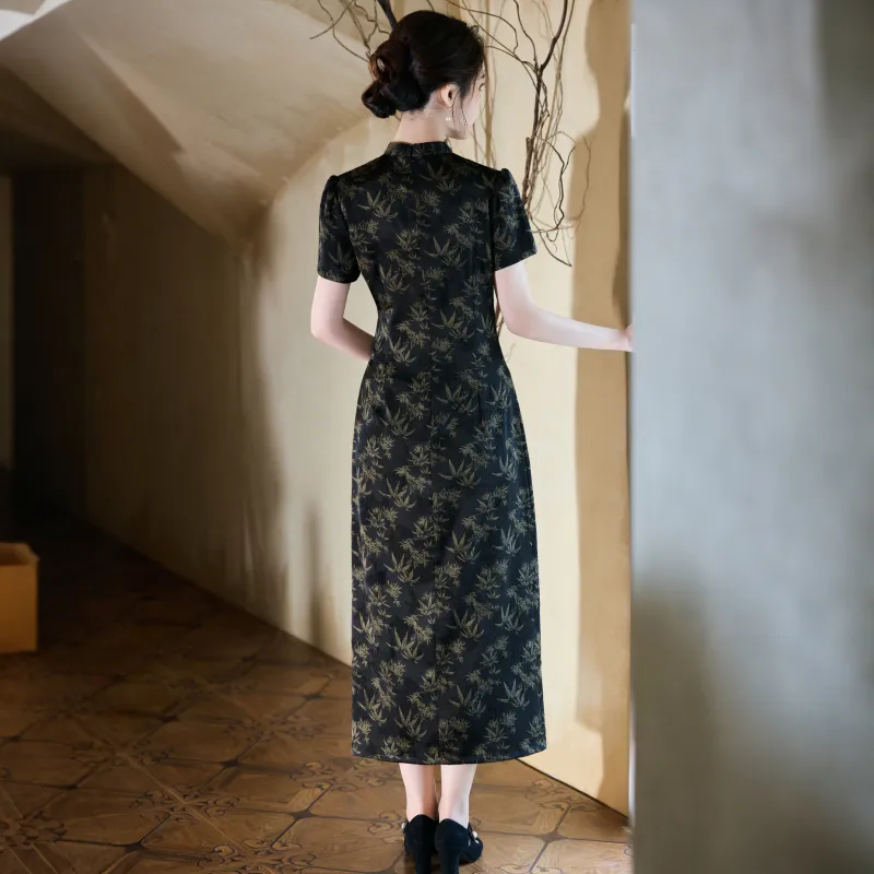 MJ Cheongsams Women's Black-1