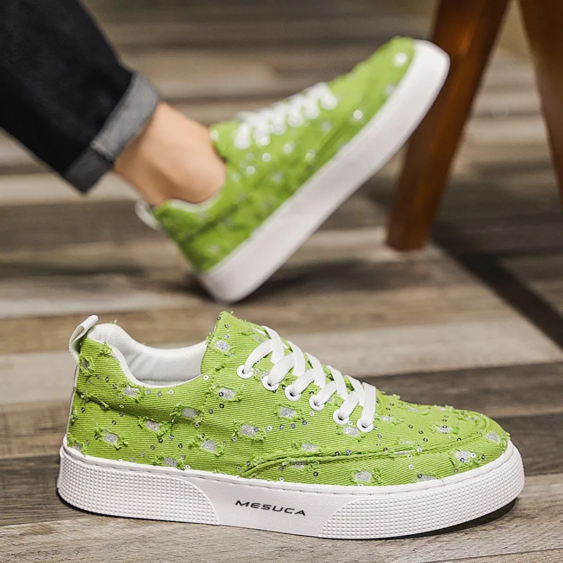 MESUCA Canvas Shoes Men Low Top-1