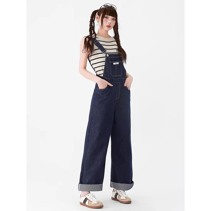 BRN Overalls Women's Dark Blue-3