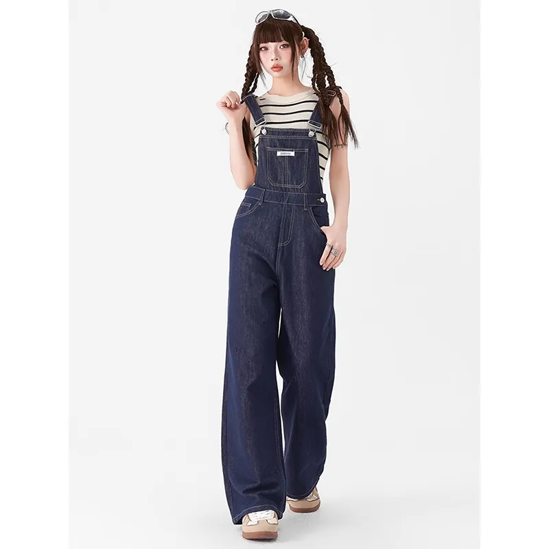 BRN Overalls Women's Dark Blue-2