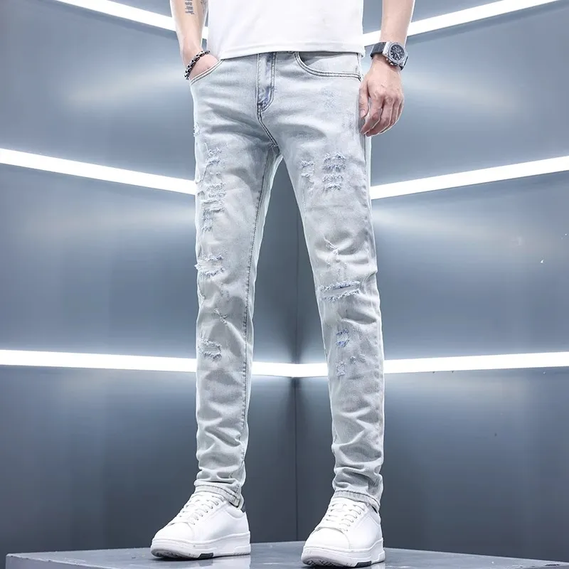 TESTUNG Classic And Versatile Jeans Men's-9
