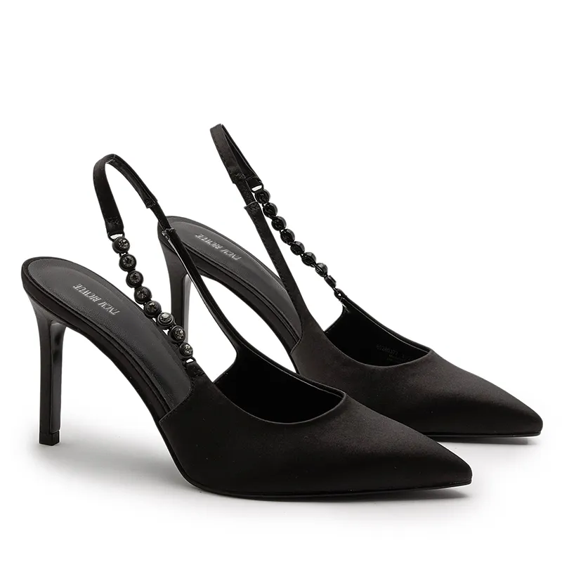 TNCM BICWUE Slim Heel High Heels Women's Black-1