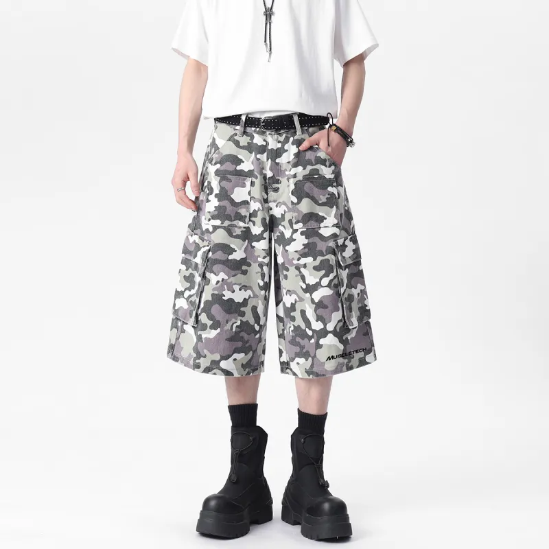 MUSCLETECH Cargo Shorts Unisex Camouflage-2